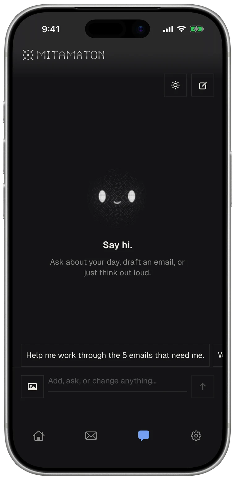 Chat: add, ask, or change anything