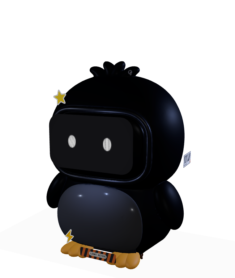 Pengu shell, Charcoal belly tint